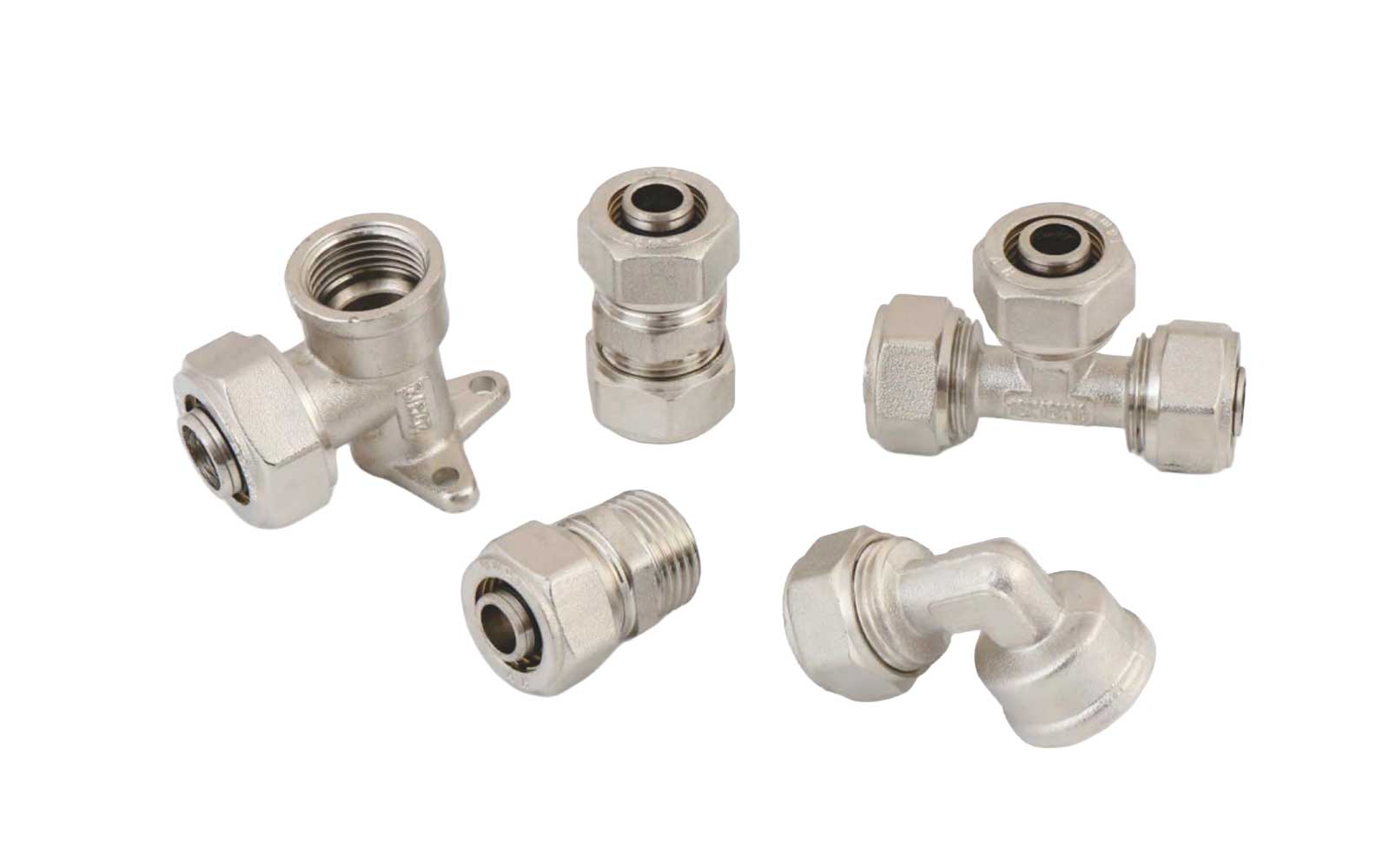 Brass Compression Fittings for PEX-AL-PEX Pipe